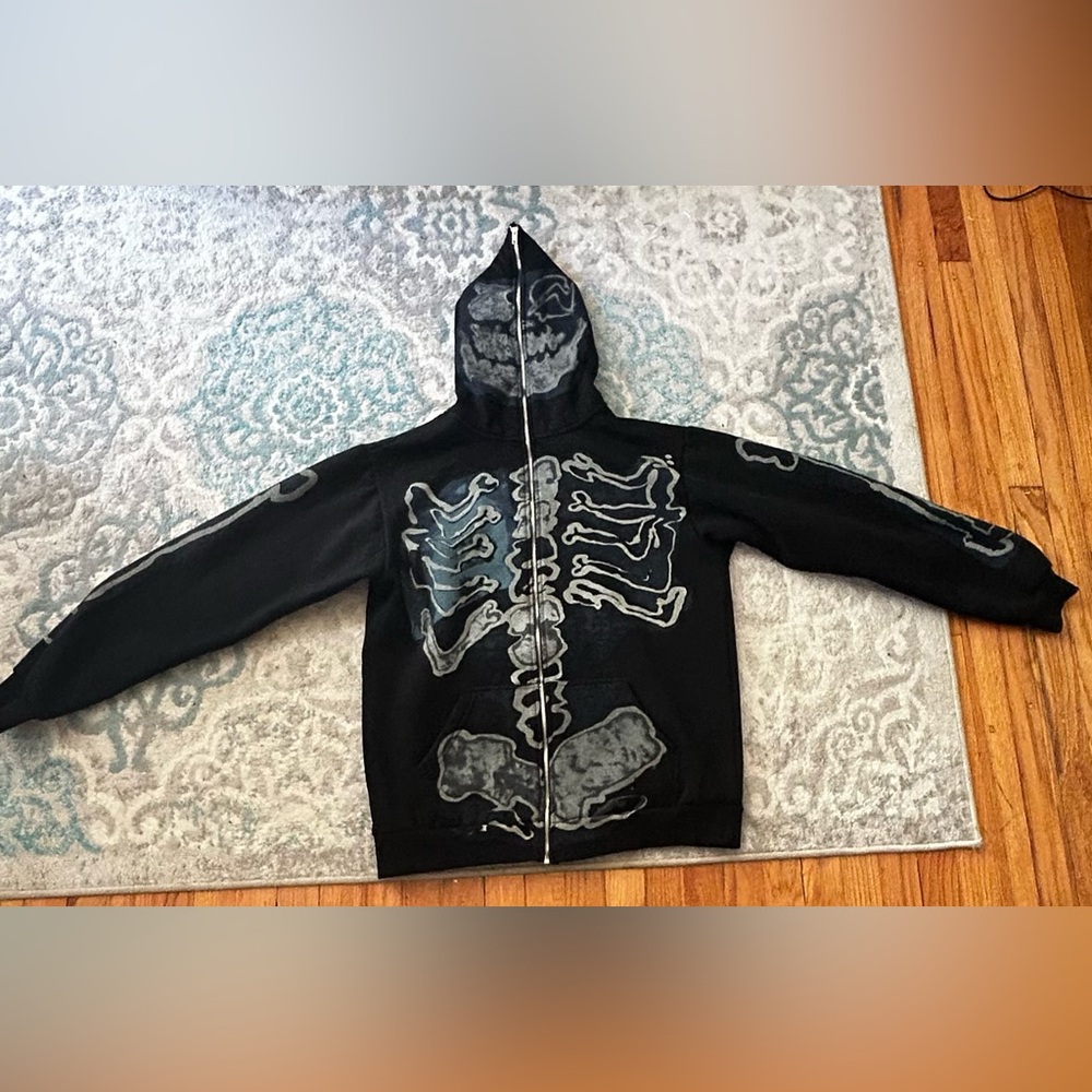 Cactus Jack Skeleton Fragment Zip Up
